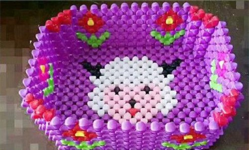 3月16日，代加工手工活，耐心點(diǎn)，你我都能做好手工之家的珠繡串珠外發(fā)手工活，圖為勵(lì)志珠珠繡串珠成品（果盤）實(shí)拍