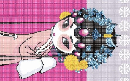 3月31日，手工工藝品DIY深受年輕人的喜歡，可以寄到家做的手工活，為什么很多人要開(kāi)手工工作室，圖為勵(lì)志珠平面珠繡定制手工產(chǎn)品及圖紙剪影