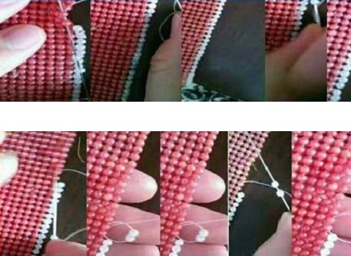 4月2日，在家做手工活掙錢，寄到家做的手工活，這個(gè)外發(fā)手工活的加工費(fèi)如何結(jié)算？圖為勵(lì)志珠珠繡串珠手工產(chǎn)品剪影