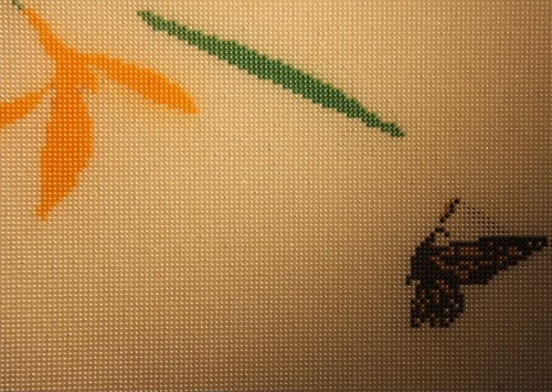 5月2日，在家做的手工活正規(guī)平臺，手工活外發(fā)加工， 大家看中手工之家的地方不一樣，圖為勵(lì)志珠珠繡純手工產(chǎn)品剪影