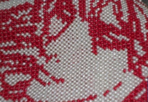 6月22日，純手工活外發(fā)加工，產(chǎn)品、材料都豐富的手工活加工項(xiàng)目，就在手工之家，圖為勵(lì)志珠珠繡手工產(chǎn)品剪影