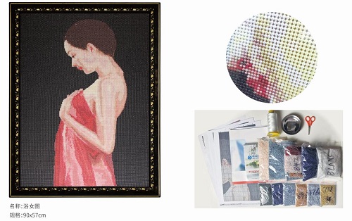 6月30日，手工活兼職，找附近手工活拿回家做，手工之家的珠繡串珠手工成品銷售市場開拓常抓不懈，圖為勵志珠珠繡串珠手工產(chǎn)品剪影