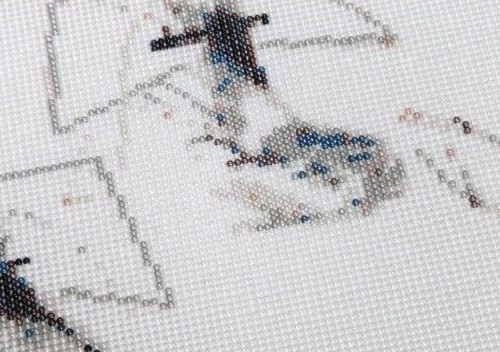 9月7日，帶回家做手工活，在家兼職手工活，手工之家的服務(wù)理念就是要讓大家滿意，圖為勵志珠珠繡串珠手工產(chǎn)品細(xì)節(jié)剪影