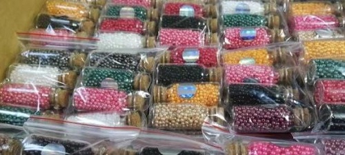 10月4日，手工兼職招聘帶回家做，手工活外發(fā)加工，積極扶持，手工之家的這個(gè)項(xiàng)目是很多人創(chuàng)業(yè)的好選擇，圖為勵(lì)志珠珠繡串珠手工材料剪影