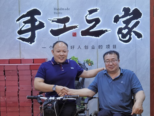 攜手前行，讓手工更好助力殘疾人事業(yè) ------ 記石家莊殘疾人協(xié)會一行到手工之家洽談交流