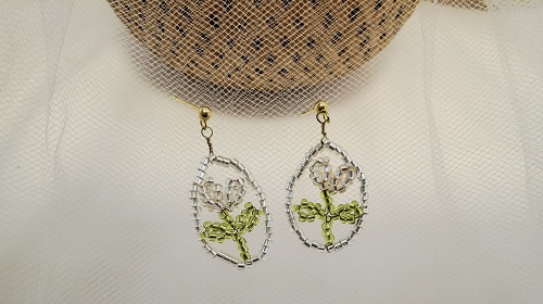 4月1日，外發(fā)加工接單平臺，靈活就業(yè)好手工項目，開飾品加工廠，在手工之家，怎么合作，大家說了算，圖為串珠米珠繡手工產(chǎn)品剪影