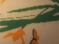 5月2日，在家做的手工活正規(guī)平臺(tái)，手工活外發(fā)加工， 大家看中手工之家的地方不一樣，圖為勵(lì)志珠珠繡純手工產(chǎn)品剪影