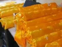 9月8日，純手工活代加工，可靠的手工活外發(fā)，手工之家的加工人員里男女老少都有，圖為勵志珠珠繡串珠手工產(chǎn)品剪影