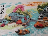 彩珠繡《憶江南》，最富有詩意的江南美景，加工戶如身臨其境