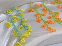 12月19日，手工活兼職招聘信息，正規(guī)可靠的手工項(xiàng)目，開飾品加工廠，手工之家與合作人員平等、共贏，圖為串珠米珠繡手工產(chǎn)品剪影