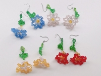 1月17日，兼職手工活可以帶回家做，開(kāi)飾品加工廠，靈活就業(yè)創(chuàng)業(yè)，在手工之家，新的一年，做手工掙錢要有目標(biāo)，圖為飾品類串珠純手工產(chǎn)品剪影