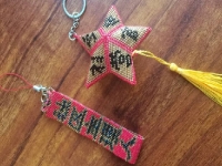 1月5日，在家就能賺錢(qián)的工作，拿回家做的手工活，小成本創(chuàng)業(yè)做手工傳承官，手工之家的純手工在農(nóng)村做很合適，圖為串珠米珠繡純手工產(chǎn)品剪影