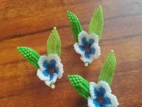 1月6日，手工活兼職可帶回家，手工活接單平臺，微創(chuàng)業(yè)做手工傳承官，在手工之家，有目標收入更好，圖為串珠米珠繡純手工產(chǎn)品剪影