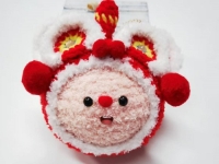 鉤織純手工產品展示，超萌小醒獅