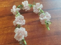 純手工產品串珠米珠繡展示，精美的手飾之手鏈