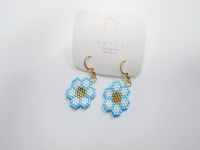 串珠米珠繡純手工產品展示，精美的耳飾之耳墜