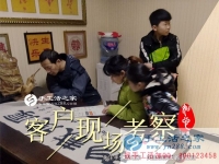 3月3日，手工活之家接待考察加工客戶剪影，在家手工，正規(guī)的手工外發(fā)活就是珠繡串珠手工活