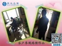 11月25日，找沒有押金的手工活，想接正規(guī)廠家的手工活就來這里，手工之家接待考察加工客戶剪影