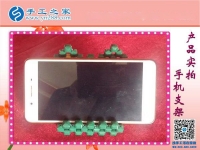 亞克力串珠手機(jī)支架 懶人專用放手機(jī)神器 各種創(chuàng)意手工均在手工之家！