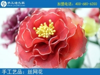 你見過這么漂亮的絲網(wǎng)花嗎？純手工制作廢物利用 花的世界花的海洋！