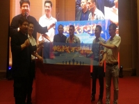 全球知名勵(lì)志演講大師尼克?圣斗士，為勵(lì)志珠代言活動(dòng)現(xiàn)場(chǎng)片段