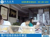 7月16日，正規(guī)的手工活外包，手工加工回收項目，手工之家接待考察加工客戶剪影