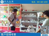 8月29日，想接正規(guī)廠家的手工活，越來越多的人選擇這里是有道理的，手工之家接待考察加工客戶剪影