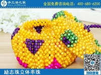 3月22日，可靠的手工活加盟項目，代理手工活加工項目掙錢就選這個創(chuàng)業(yè)好項目，手工之家勵志珠立體串珠成品實拍