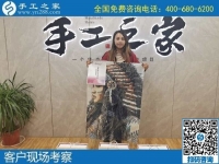 10月3日，手工活外發(fā)回收，這個(gè)可以寄到家做的手工活讓人安心在家掙錢，手工之家接待考察合作加工客戶剪影