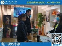 10月23日，手工活外發(fā)，拿回家做的手工活怎么找？來這里就對了，手工之家接待考察合作加工客戶剪影