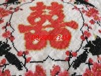 1月16日，純手工活外發(fā)加工項目，把手工活拿回家做，大家都選這個忙碌的老企業(yè)，勵志珠珠繡成品細節(jié)實拍