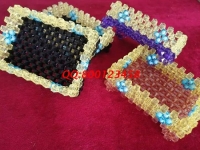 3月1日，家庭手工加工活回收，拿回家做的外發(fā)手工活，陽春三月做手工，就選手工之家的珠繡串珠手工活加工項(xiàng)目，圖為勵志珠珠繡串珠成品實(shí)拍