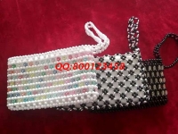 5月8日，可以寄到家做的手工活，在家做手工活掙錢，珠繡外發(fā)手工活是大家的選擇，勵志珠珠繡串珠手工包產品實拍