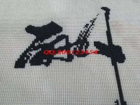 9月3日，做好珠繡外發(fā)手工活，在家做手工活掙錢，加工人員要做到這幾點(diǎn)。圖為勵(lì)志珠珠繡成品細(xì)節(jié)實(shí)拍