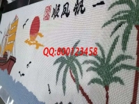 11月25日，想做手工之家的珠繡手工活代理加工項(xiàng)目，這個(gè)可以在家做的手工活很滿意，每次會(huì)領(lǐng)多少加工材料？圖為勵(lì)志珠珠繡成品細(xì)節(jié)實(shí)拍