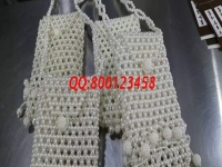 11月12日，多發(fā)材料，拿回家做的手工活，這個(gè)手工活外發(fā)加工企業(yè)一直這樣做，圖為勵(lì)志珠珠繡手工珠包成品實(shí)拍