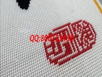 11月13日，想接正規(guī)廠(chǎng)家的手工活，珠繡串珠手工活外發(fā)加工項(xiàng)目是真實(shí)可靠的，圖為勵(lì)志珠珠繡成品細(xì)節(jié)實(shí)拍