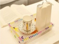 3月16日，代加工手工活，耐心點(diǎn)，你我都能做好手工之家的珠繡串珠外發(fā)手工活，圖為勵(lì)志珠珠繡串珠成品（果盤）實(shí)拍