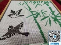 在家做非遺勵志珠珠繡手工活常年足不出戶把錢賺，真幸福！