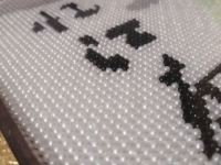 在家做非遺勵志珠珠繡手工活綠色環(huán)保，減少污染，保護地球