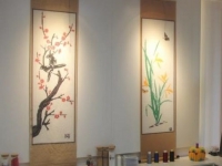 梅蘭竹菊主題珠繡，藝術(shù)內(nèi)核，手工制作，既裝扮生活又帶來(lái)財(cái)富