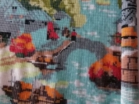 勤工儉學(xué)，許多大學(xué)生在宿舍做勵志珠珠繡外發(fā)加工手工活